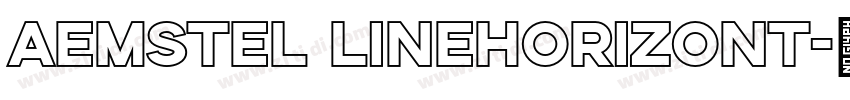 Aemstel LineHorizont字体转换